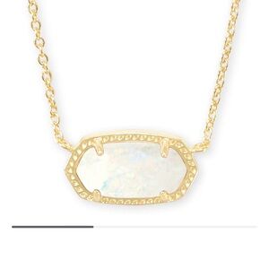 Kendra Scott Elisa necklace - gold and opal